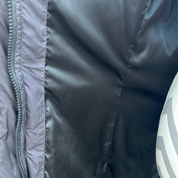 North Face black warm winter coat 3/4 length - Picture 9 of 10